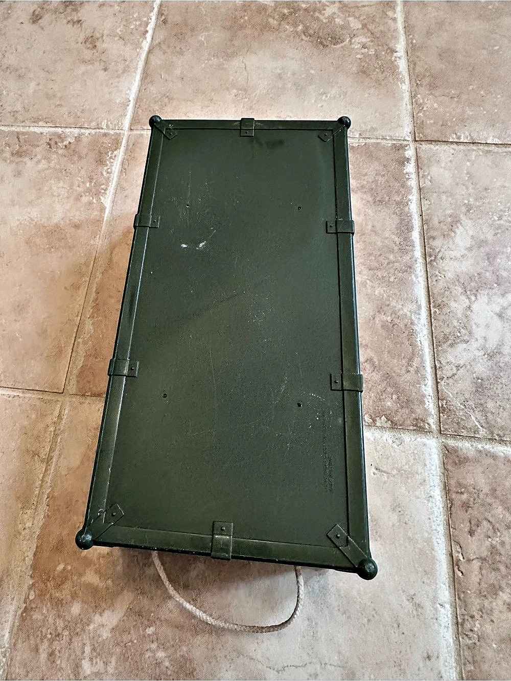 G.I. Joe Military Toy Action Figure Green Plastic Storage Box - Picture 4 of 9